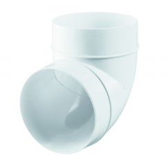 Фото Коліно для круглих каналів Vents 222 Ø125 90°  - Магазин MASMART