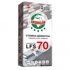 Фото Стяжка для підлоги Anserglob LFS 70 (10-80 мм) 25 кг  - Магазин MASMART