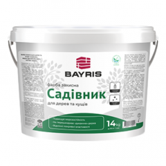 Фото Фарба захисна для дерев та кущів Bayris Садівник 14 кг  - Магазин MASMART