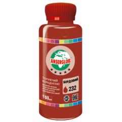 Фото Тонуючий концентрат Anserglob №232 бордовий 100 мл  - Магазин MASMART