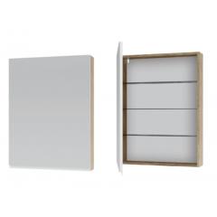 Фото Шкаф зеркальный Mirater Prio 60 см (белый) правый  - Магазин MASMART