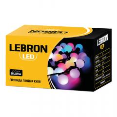 Фото Гирлянда линейная Lebron 10 м шар RGB (15-18-32)  - Магазин MASMART