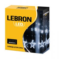 Фото Гирлянда LED Lebron Штора 3x0,7 м Звезда (15-18-90)...  - Магазин MASMART