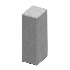 Фото Столбик фигурный квадратный 100х250х80 (коричневый)  - Магазин MASMART