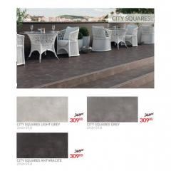 Фото Керамограніт Cersanit City squares grey 29,8х59,8  - Магазин MASMART