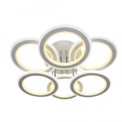 Фото Люстра LED акрилова Sirius N 6600D-6M WT 324W  - Магазин MASMART