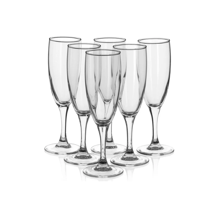 Фото Набір бокалів для шампанського Luminarc French Brasserie H9452 170 мл 6 шт. - Магазин MASMART