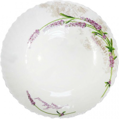 Фото Тарелка обеденная Vittora Лаванда V-220L 220 мм - снято с...  - Магазин MASMART
