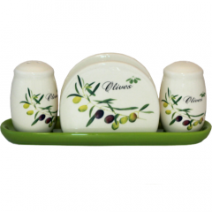 Фото Набір для солі та перцю S&T 6912-8 Оливки  - Магазин MASMART