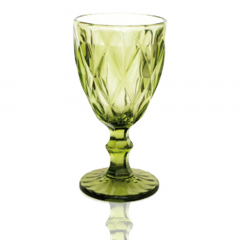 Фото Бокал для вина S&T 9459 Грани изумруд 260 мл  - Магазин MASMART