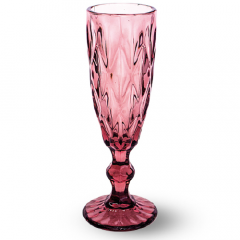 Фото Бокал для шампанского S&T 9454 Грани бордо 200 мл  - Магазин MASMART