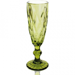 Фото Бокал для шампанского S&T 9454 Грани Изумруд 200 мл  - Магазин MASMART