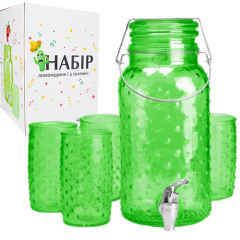 Фото Набір лімонадник S&T 9099-2 Кактус - знято з виробництва  - Магазин MASMART