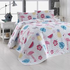 Фото Покрывало стеганое с наволочками белый (Eponj...  - Магазин MASMART