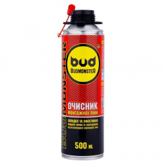 Фото Очисник монтажної піни Budmonster 500 мл  - Магазин MASMART