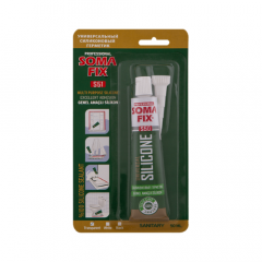 Фото Силикон SomaFix в тюбиках (прозрачный) 50 мл  - Магазин MASMART