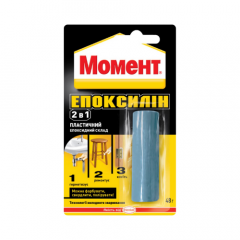 Фото Клей епоксидний Момент Епоксилін 2в1 48 г - знято з...  - Магазин MASMART