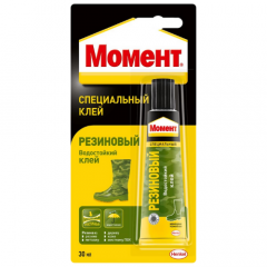 Фото Клей контактний Момент Гумовий 30 мл - знято з виробництва   - Магазин MASMART