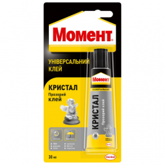 Фото Клей контактний Момент Кристал 30 мл - знято з виробництва   - Магазин MASMART