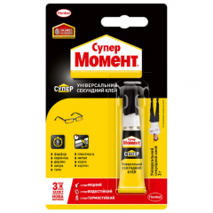 Фото Суперклей Момент Універсальний 3 г - знято з виробництва   - Магазин MASMART