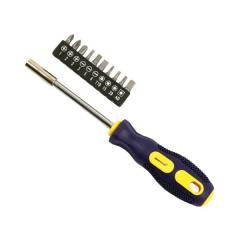 Фото Викрутка з насадками "Бригадир Standart" 10 шт  Cr-V  - Магазин MASMART