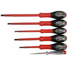 Фото Набор диэлектрических отверток Intertool VТ-2107 1000 В 6...  - Магазин MASMART