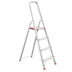Фото Стремянка алюминиевая Maxi 4 ступенек  - Магазин MASMART