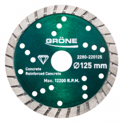 Фото Диск алмазный турбированный Gröne 2280-220125 125x22,23 мм  - Магазин MASMART