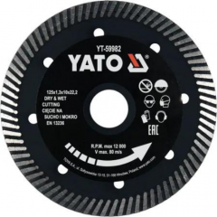 Фото Диск алмазный Yato YT-59982 125x22,2 мм  - Магазин MASMART
