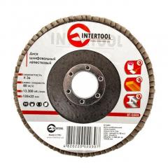 Фото Диск лепестковый Intertool BT-0203 125х22 КЗ6  - Магазин MASMART