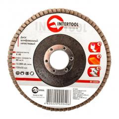 Фото Диск пелюстковий Intertool BT-0204 125х22 К40  - Магазин MASMART