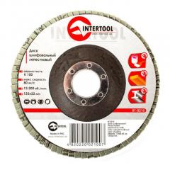 Фото Диск лепестковый Intertool BT-0210 125х22 К100  - Магазин MASMART