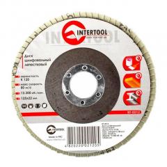 Фото Диск лепестковый Intertool BT-0212 125х22 К120  - Магазин MASMART