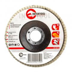 Фото Диск пелюстковий Intertool BT-0215 125х22 К150  - Магазин MASMART