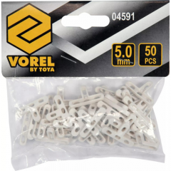 Фото Хрестики для плитки Vorel тип Т 5 мм уп. 50 шт.  - Магазин MASMART