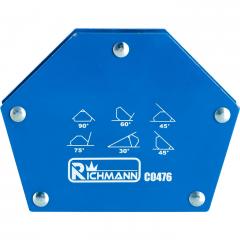 Фото Кутник для зварювання магнітний 6-кутний Richmann C0475...  - Магазин MASMART