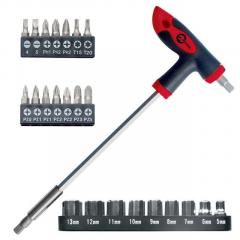 Фото Отвёртка Т-образная Intertool HT-0422 с комплектом...  - Магазин MASMART