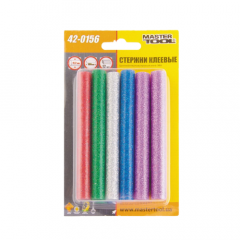 Фото Стержни клеевые цветные перламутровые MasterTool 42-0156...  - Магазин MASMART
