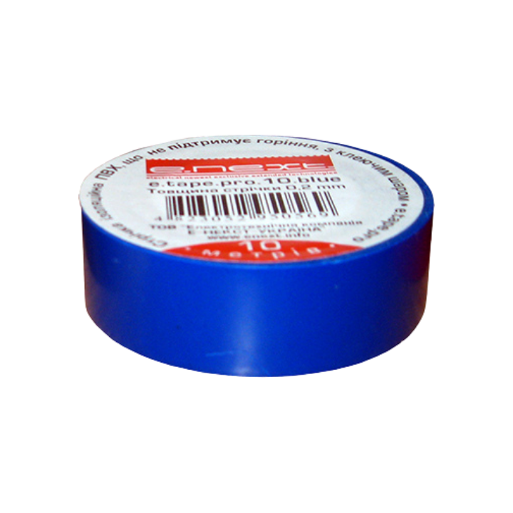 Фото Изолента e.tape.stand синяя 20 м s022015 - Магазин MASMART