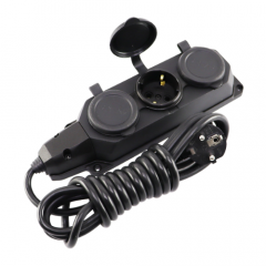 Фото Удлинитель AY-KA с заземлением 3 гнезда 3 м 16А IP44...  - Магазин MASMART