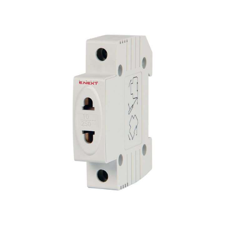 Фото Розетка e.socket.stand.din без заземлення s004001 - Магазин MASMART