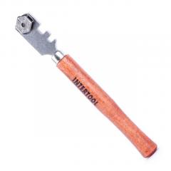 Фото Стеклорез Intertool HT-0521 с 6-ю роликами  - Магазин MASMART