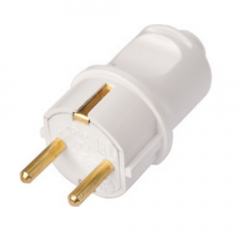 Фото Вилка с заземлением Bylectrica В16-379 усиленная - снято...  - Магазин MASMART