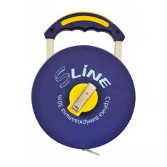 Фото Стрічка вимірювальна 30м/13мм з ручкою S-Line (15-380)  - Магазин MASMART