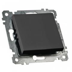 Фото Механізм вимикача одноклавішний  Mutlusan Rita 10А чорний  - Магазин MASMART