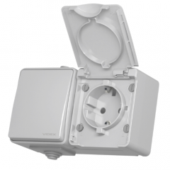 Фото Блок (выключатель одноклавишный, розетка с заземлением)...  - Магазин MASMART