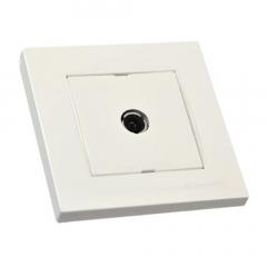 Фото Розетка телевизионная TV-концевая Mutlusan Rita белый...  - Магазин MASMART