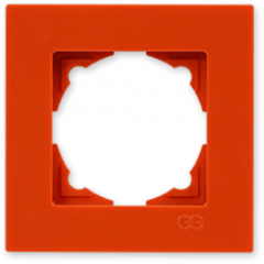 Фото Рамка одинарная Gunsan Moderna оранжевая  - Магазин MASMART