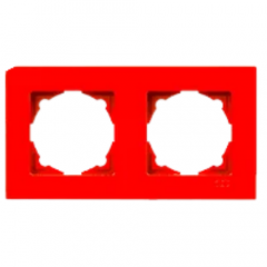 Фото Рамка горизонтальна подвійна Gunsan Moderna червона  - Магазин MASMART