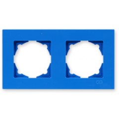 Фото Рамка горизонтальна подвійна Gunsan Moderna блакитна  - Магазин MASMART